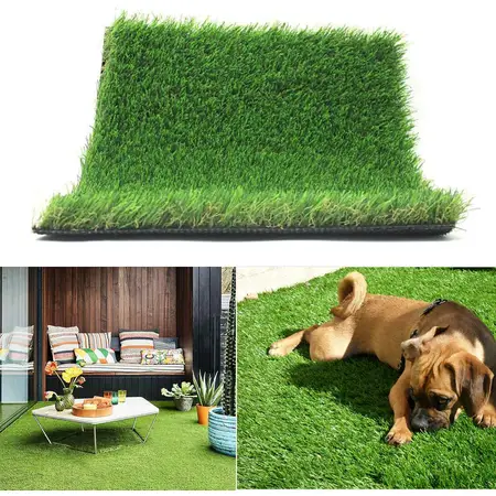 Realistic Thick Artificial Grass Turf Fake Grass Rug